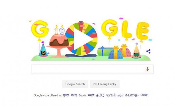 Google Became Its Own Party Starter & Celebrated Its 19th Birthday With A Surprise Doodle