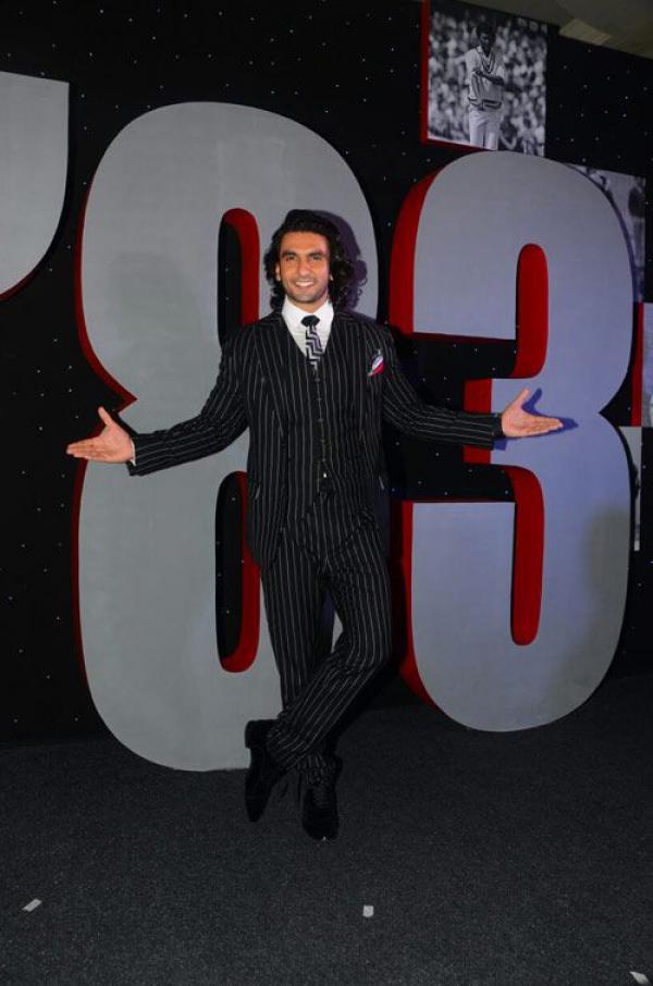 Ranveer Singh&apos;s Pinstriped Suit Is The #1 Suit Moment Of 2017