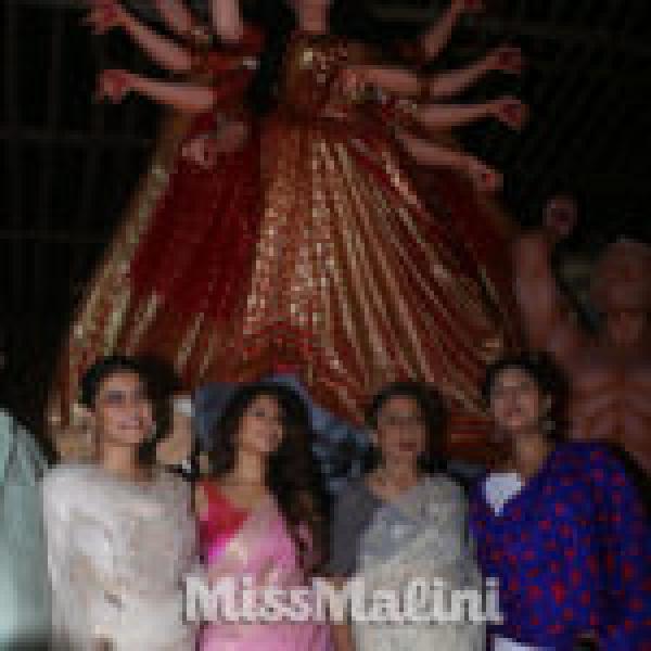 IN PHOTOS: Kajol Looked Gorgeous At The Durga Puja Celebrations