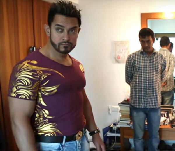  LOOK! This transformation of Aamir Khan to Shakti Kumar is intriguing and funny! 