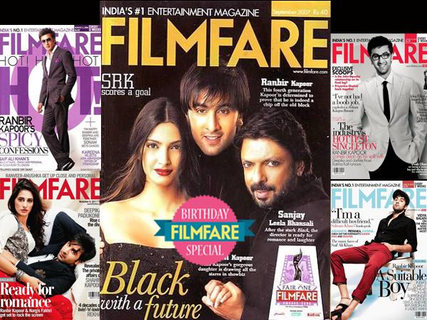 Birthday Special: Ranbir Kapoorâs best Filmfare covers 