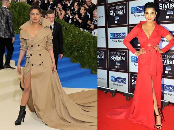 Shruti Haasan is inspired of Priyanka Chopras Met Gala 2017 dress 