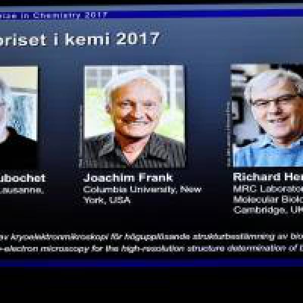 Trio takes chemistry Nobel for #39;cool#39; method to study molecules