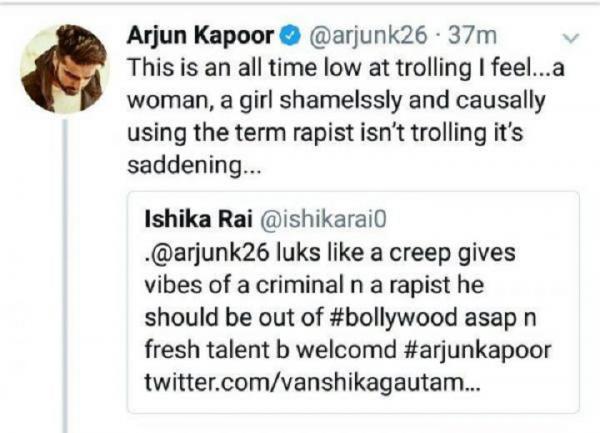 Here&apos;s How Arjun Kapoor Gave It Back To A Troll Who Called Him A ‘Rapist&apos; And ‘Criminal&apos;