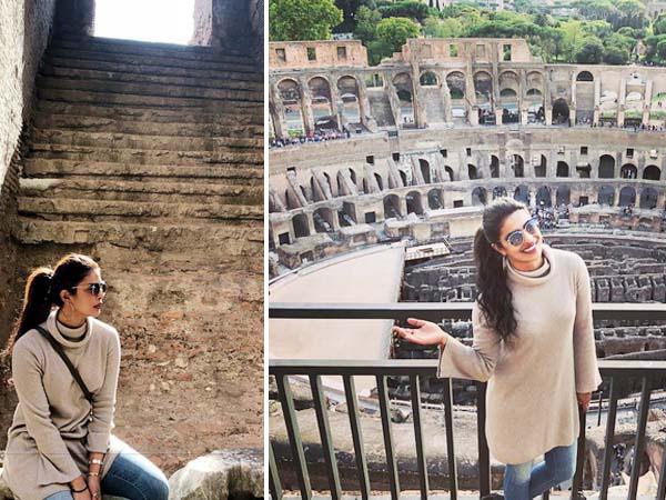 Wow Priyanka Chopra is in Italy shooting for Quanitco season 3 