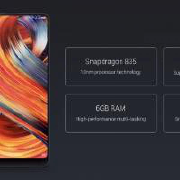 Xiaomi launches bezel-less Mi MIX 2 with 6GB RAM, 128 GB storage in India at Rs 35,999