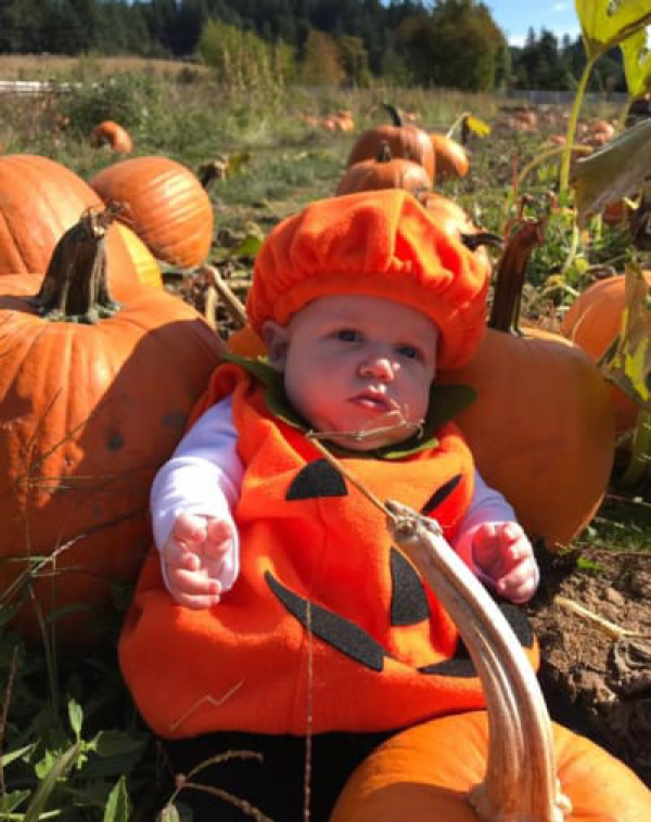 Jackson Roloff is Dressed Like a Pumpkin and We May Just Die of Cuteness Overload