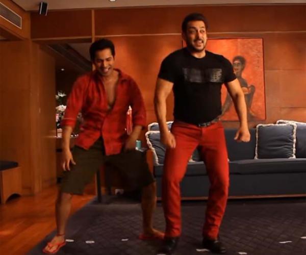 Salman Khan, Varun Dhawan dance to 'Tan Tana Tan' in this unseen video