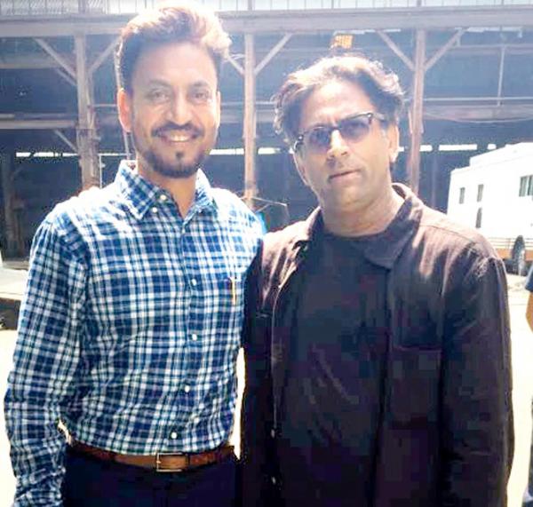 Irrfan Khan spotted with 'Neerja' director at Film City in Goregaon