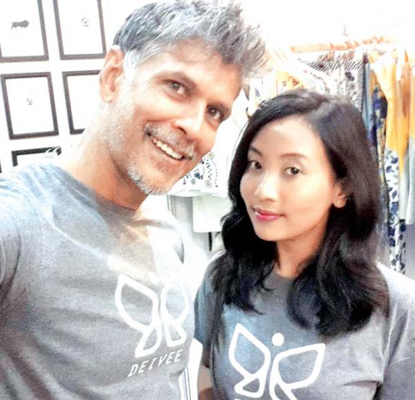 Milind Soman shares photo with girlfriend, trolls ask 'Is she your daughter?'