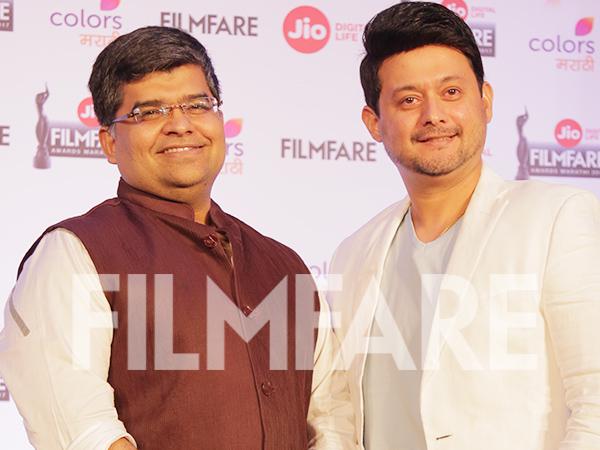 Pictures Swwapnil Joshi and Editor Jitesh Pillaai kickstart the Jio Filmfare Awards (Marathi) 