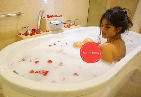  HOT! Shenaz Treasury shares a glimpse of her bubble bath, the best part of her staycation 