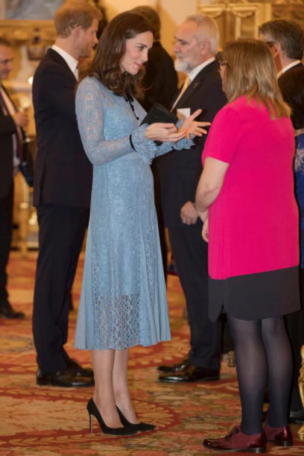 Kate Middleton Flaunts Baby Bump In Surprise Appearance