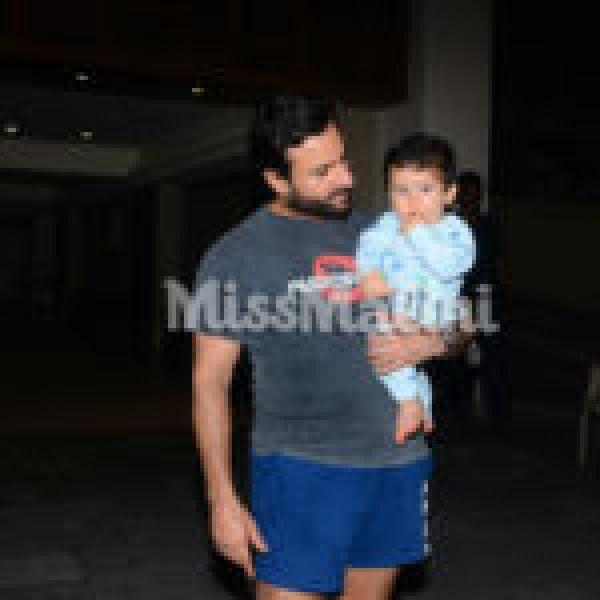 Check Out This Adorable Photo Of Saif Ali Khan & Taimur From Diwali