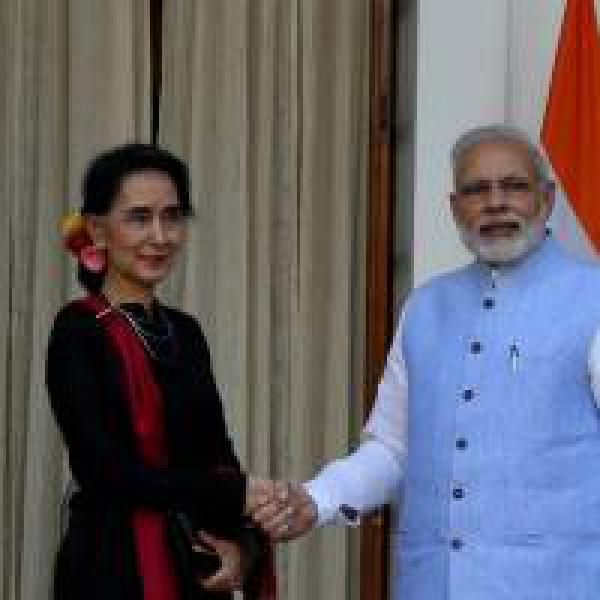 PM Modi advised Aung Suu Kyi not to #39;destroy#39; her image: Sushma Swaraj