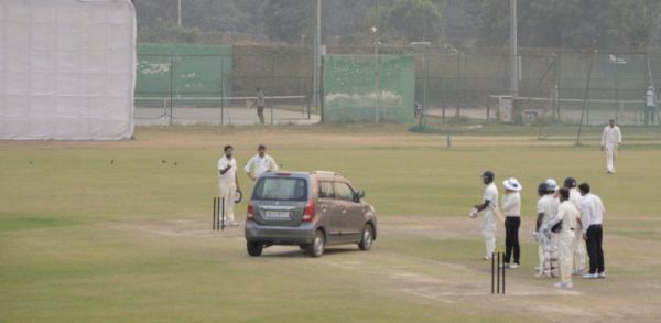 Move Over Streakers & Dogs, Mystery Car Storms The Field To Disrupt Ranji Trophy Tie