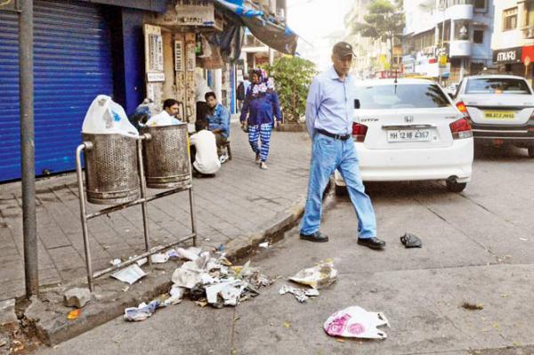 BMC's plan to check littering by placing over 4,500 bins fails