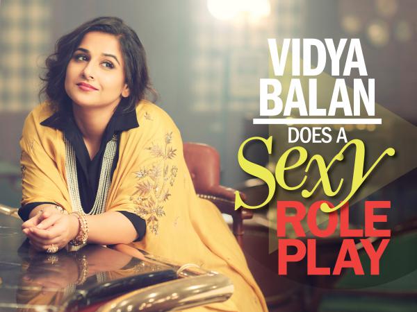 Vidya Balan does a sexy role play Tumhari Sulu Style 