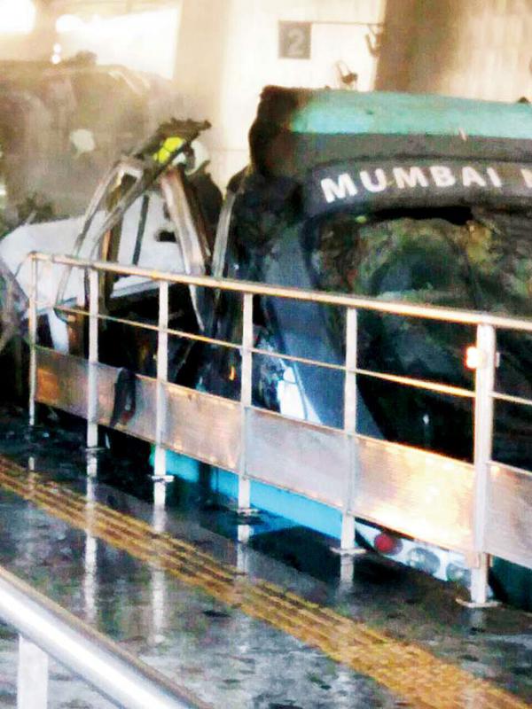 Mumbai monorail fire: 2 coaches charred, services cancelled on the route