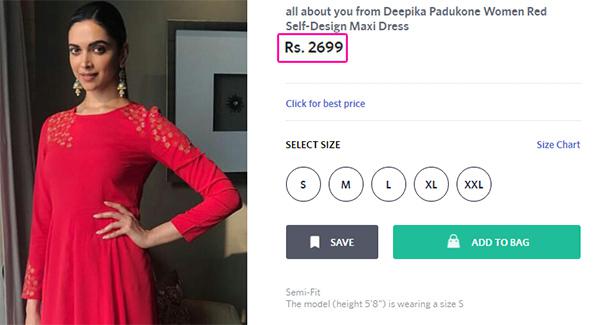 Deepika Padukone disappoints yet again with her outfit but thankfully it is not an astronomically priced one – View Pics