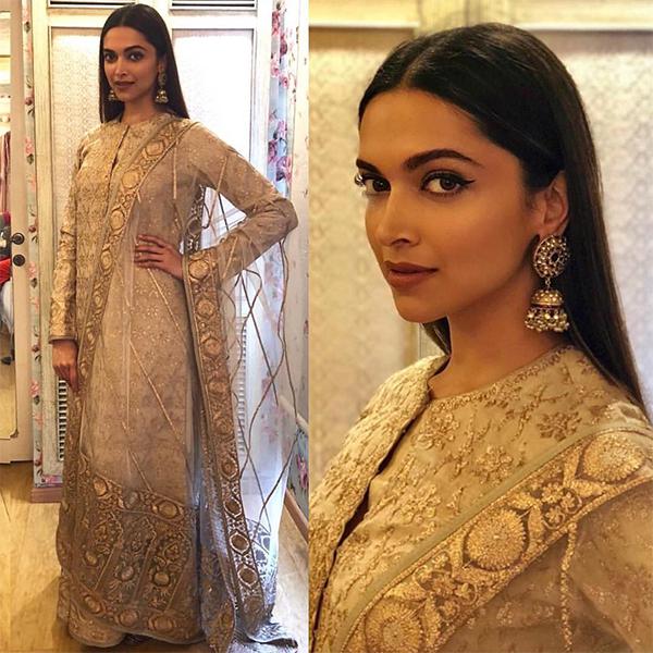 Fashion Pick of the Day: Deepika Padukone’s recent outing proves why she can never go wrong with the traditional attires