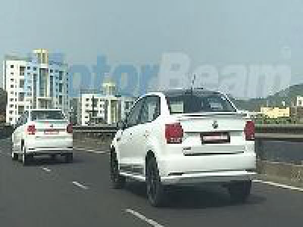 2018 Volkswagen Ameo Sport spotted testing in India