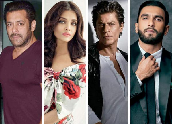  Salman Khan –Aishwarya Rai Bachchan, Shah Rukh Khan –Ranveer Singh, Aamir Khan –Ajay Devgn, Akshay Kumar –Sidharth Malhotra, Rajinikanth –Varun Dhawan, Tiger Shroff -Kangana Ranaut set for EPIC clash in 2018 