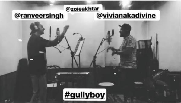  WATCH: Ranveer Singh begins working on his rapping skills with Divine for Gully Boy 