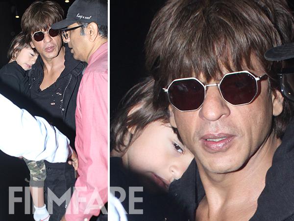 These 10 pictures of AbRam Khan sleeping in dad Shah Rukh Khanâs arms are too cute to miss 