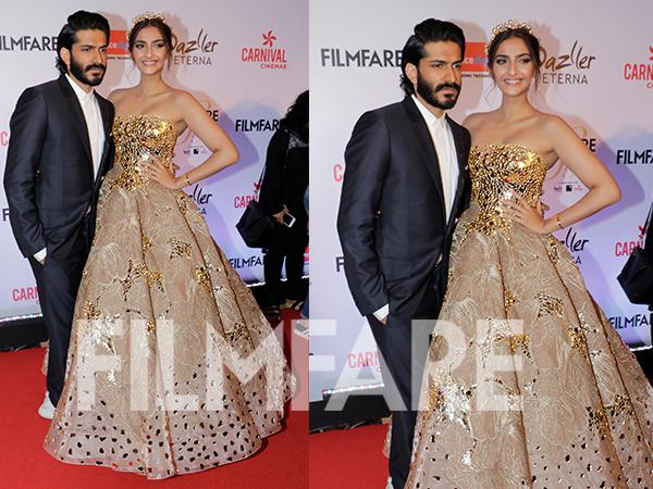 Sonam Kapoor and Harshvardhan Kapoor at the Reliance Digital And Filmfare Glamour And Style Awards 