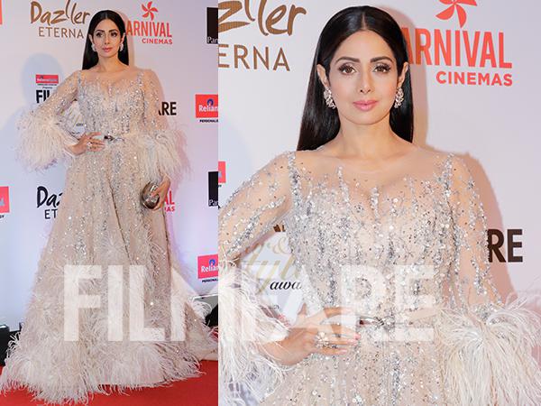 Eternal goddess Sridevi at the Reliance Digital And Filmfare Glamour And Style Awards 