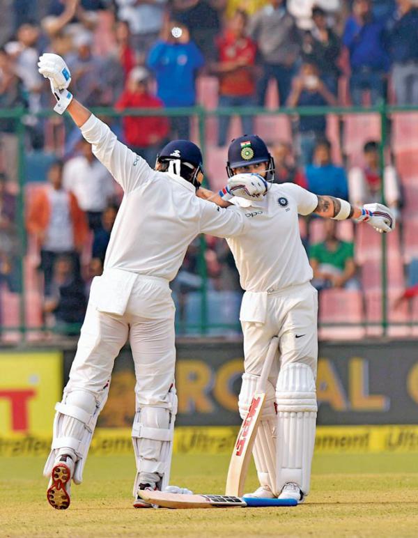 IND v SL: Virat Kohli and Murali Vijay hit tons, hosts call the shots on Day 1