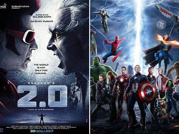 Rajinikanth and Akshay Kumarâs 2.0 and Avengers: Infinity War to release on the same date 