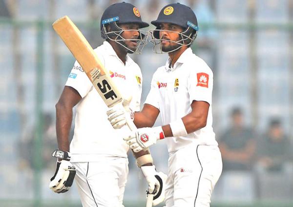 Delhi Test: Angelo Mathews, Dinesh Chandimal take Sri Lanka to 192/3 at lunch