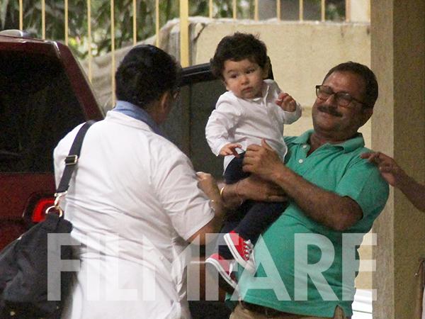 Cuteness Overload Taimur Ali Khan makes an appearance ahead of his first birthday 