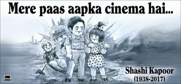  Amul pays a heart-warming tribute to Shashi Kapoor 