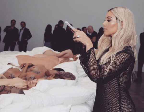 Kim Kardashian Shares "Nude" Pic, Reignites Swift Feud