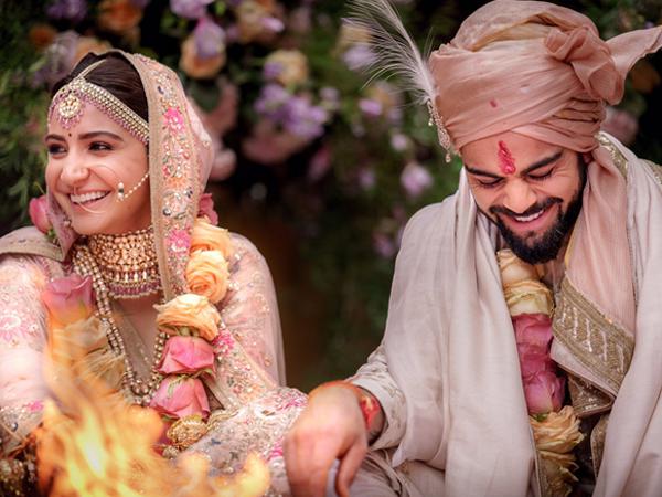 First pictures from Anushka Sharma and Virat Kohliâs wedding 