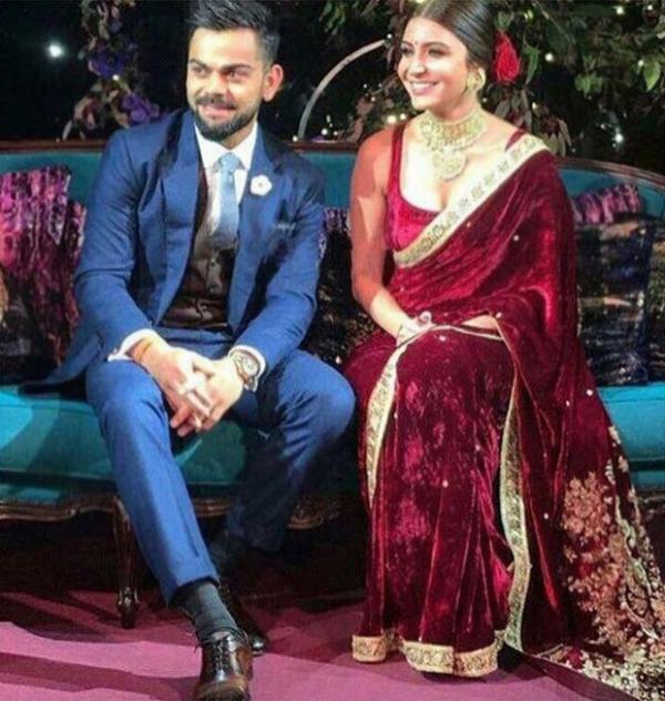 WATCH: Virat Kohli gives a sweet kiss to Anushka Sharma after their engagement ceremony 
