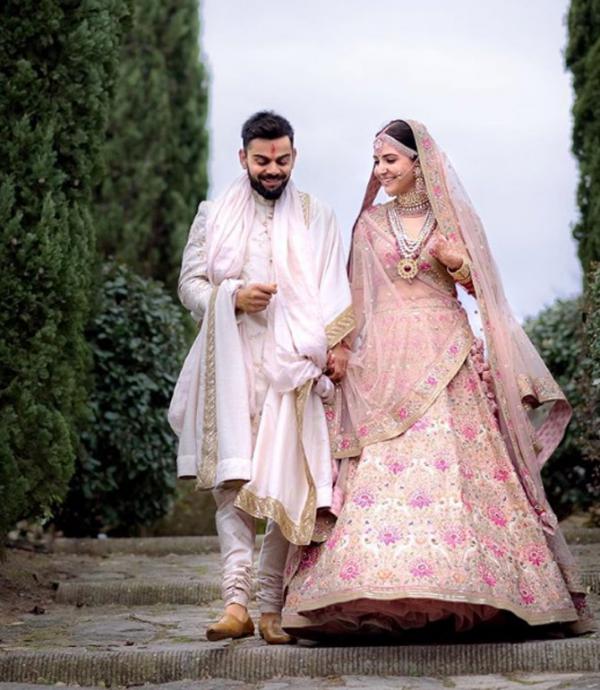 Stunning pictures of Virat Kohli-Anushka Sharma wedding from Sabyasachi