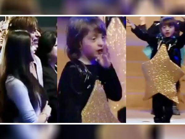 So cute AbRam Khan dancing to daddy Shah Rukh Khanâs song will make your hearts happy 
