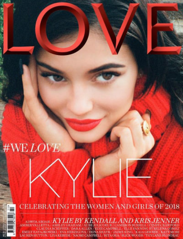 Kylie Jenner Covers LOVE, Internet Asks: Where the Eff is Your Baby Bump?!?