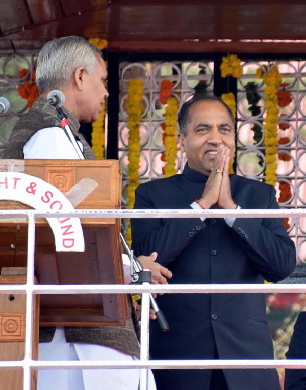 Jai Ram Thakur takes oath as Himachal Pradesh Chief Minister