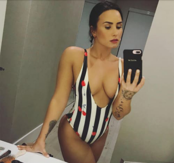 Demi Lovato Flaunts MASSIVE Cleavage on Instagram, Internet Rejoices