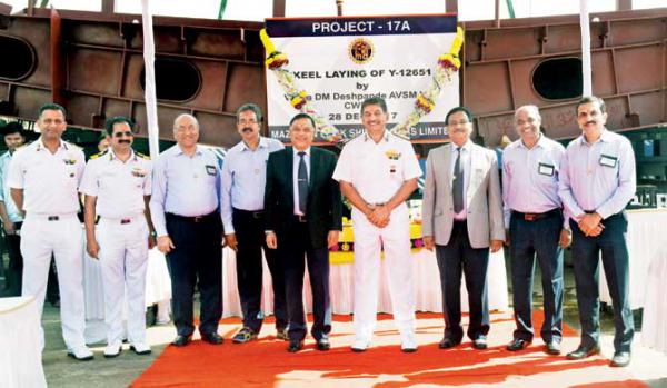 Construction of P17A class stealth frigates begins 