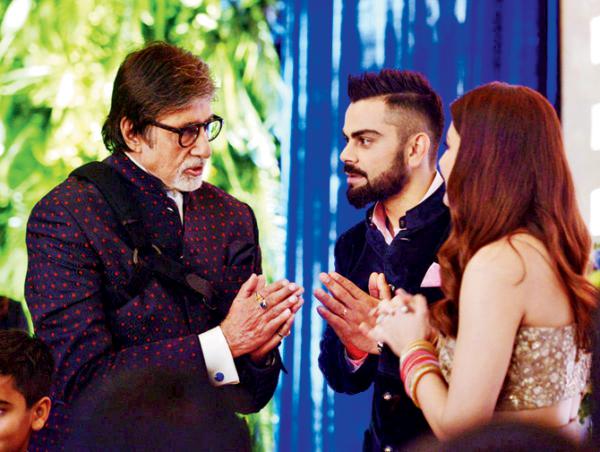 Amitabh Bachchan honoured to meet Indian cricketers