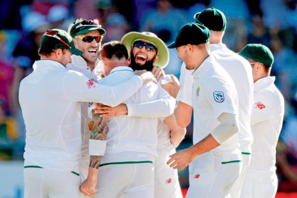 India face mammoth task of overhauling SA's first innings total of 286 runs