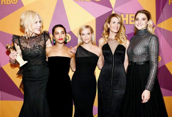 Hollywood delivers on promise to fight sexual abuse at Golden Globes