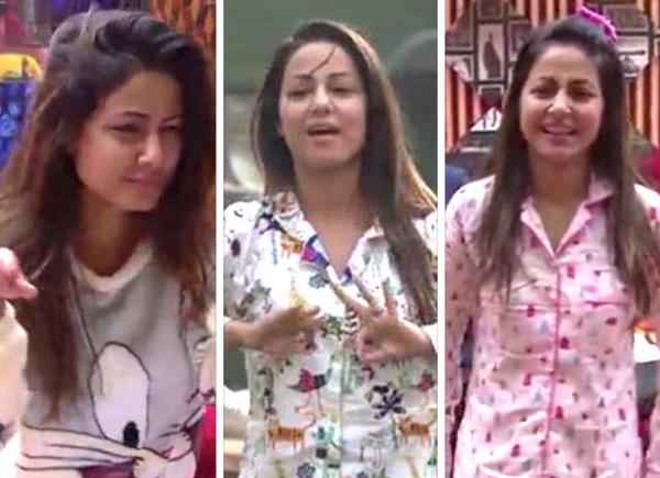  Bigg Boss 11 finalist Hina Khan and her insane love for nightsuits is a testimony to the mantra, Life is Better in Pyjamas! 
